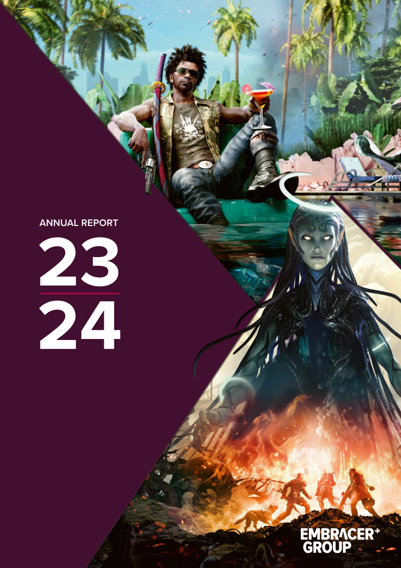 Cover of Embracer Group Annual Report 2023/24