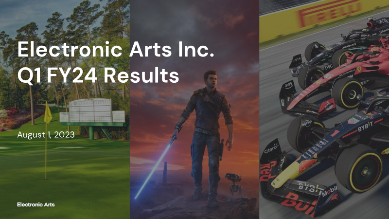Cover of Electronic Arts Q1 FY24 Earnings Results