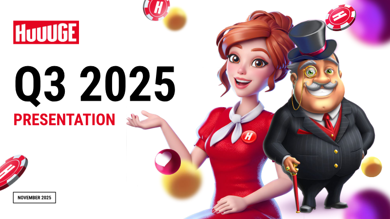 Cover of Huuuge Q3 2025 Presentation