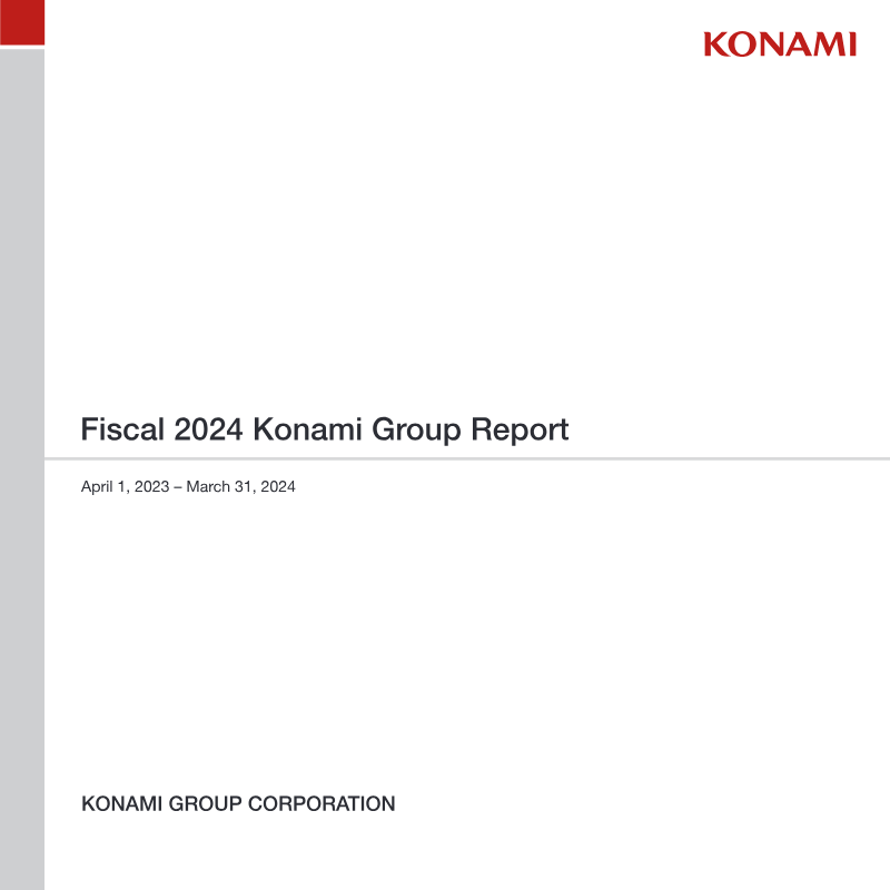 Cover of Konami Group Report 2024