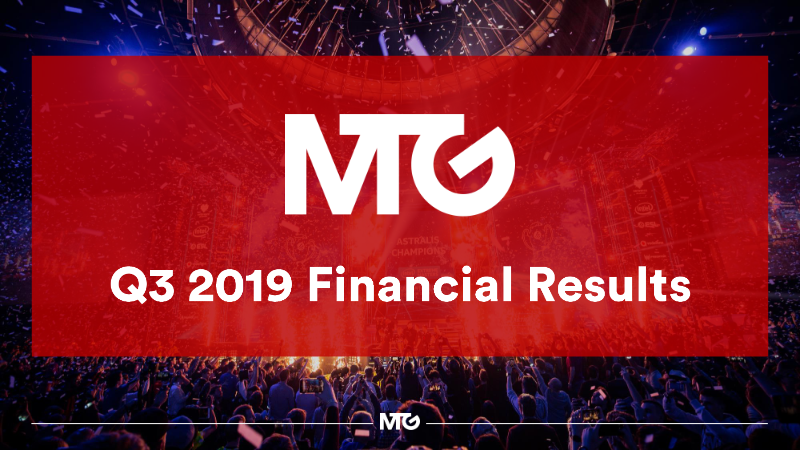 Cover of MTG Q3 2019 Financial Results