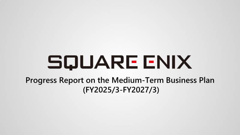 Cover of Progress Report on the Medium-Term Business Plan (FY2025/3-FY2027/3)