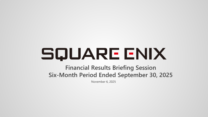 Cover of Financial Results Briefing Session: Six-Month Period Ended September 30, 2025