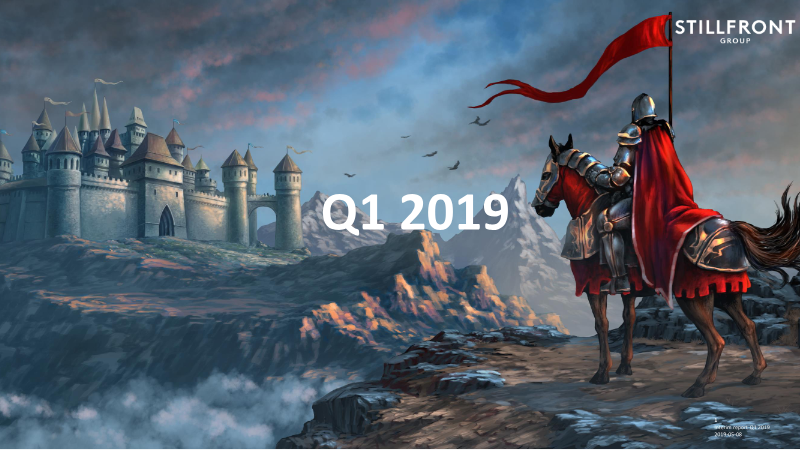Cover of Stillfront Interim Report Q1 2019