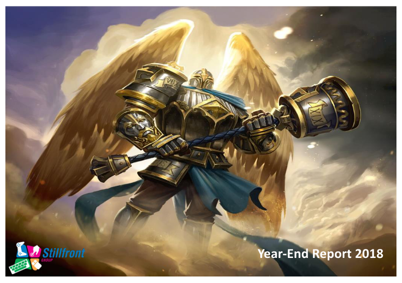 Cover of Stillfront Year-End Report 2018