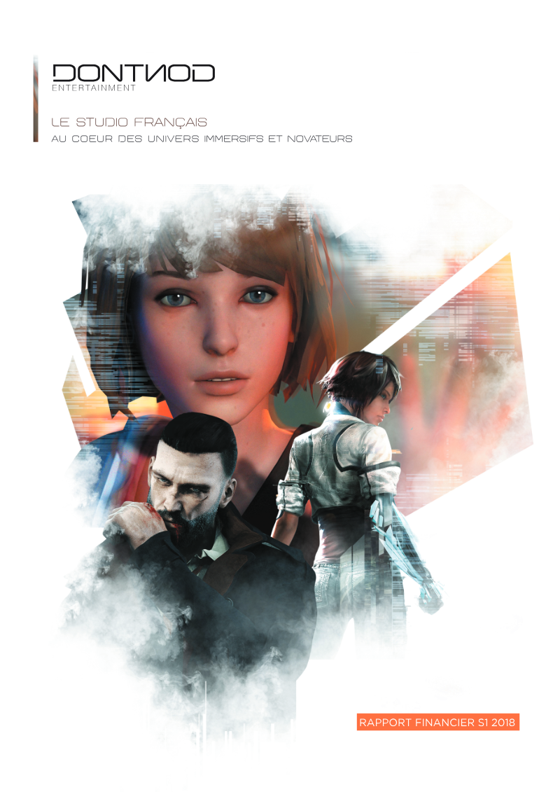 Cover of Don't Nod Entertainment Half-Year Financial Report 2018