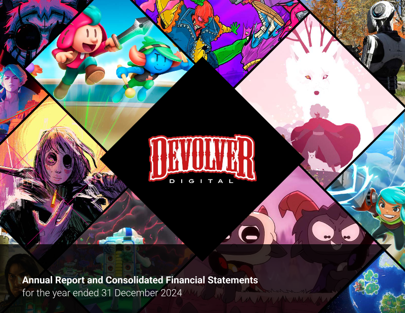 Cover of Devolver Digital Annual Report and Consolidated Financial Statements 2024