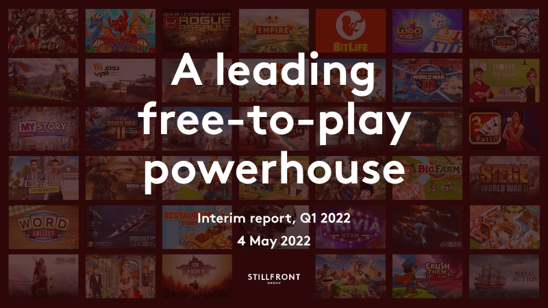 Cover of Stillfront Interim Report: Q1 2022
