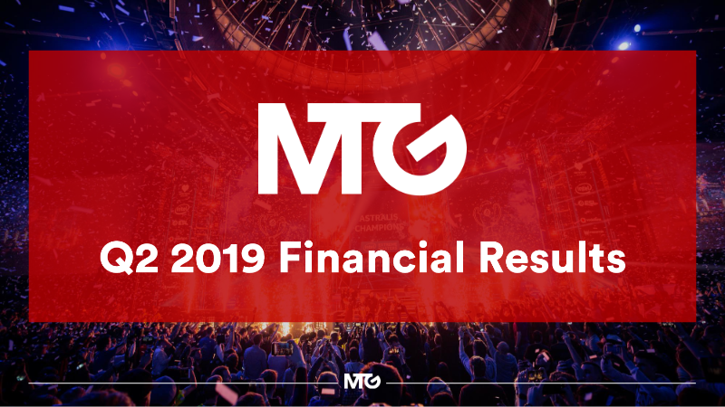 Cover of Modern Times Group Q2 2019 Financial Results