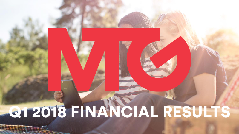 Cover of MTG Q1 2018 Financial Results