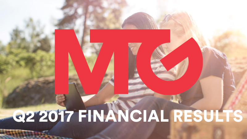 Cover of Modern Times Group Q2 2017 Financial Results