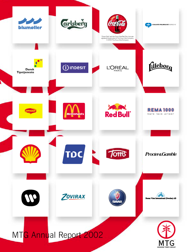 Cover of MTG Annual Report 2002