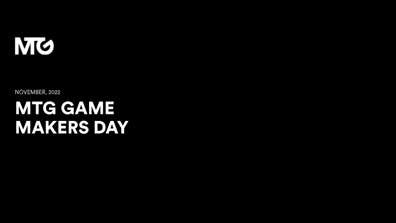 Cover of MTG Game Makers Day 2022