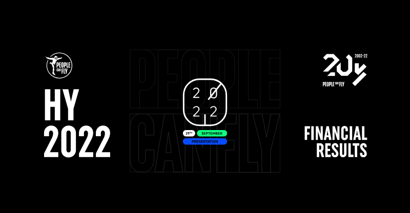 Cover of People Can Fly: H1 2022 Financial Results Presentation