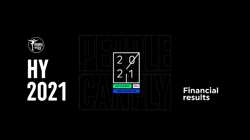 Cover of PCF Group H1 2021 Financial Results Presentation