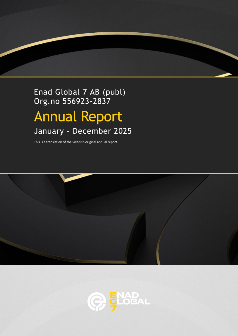 Cover of Enad Global 7 Annual Report 2025