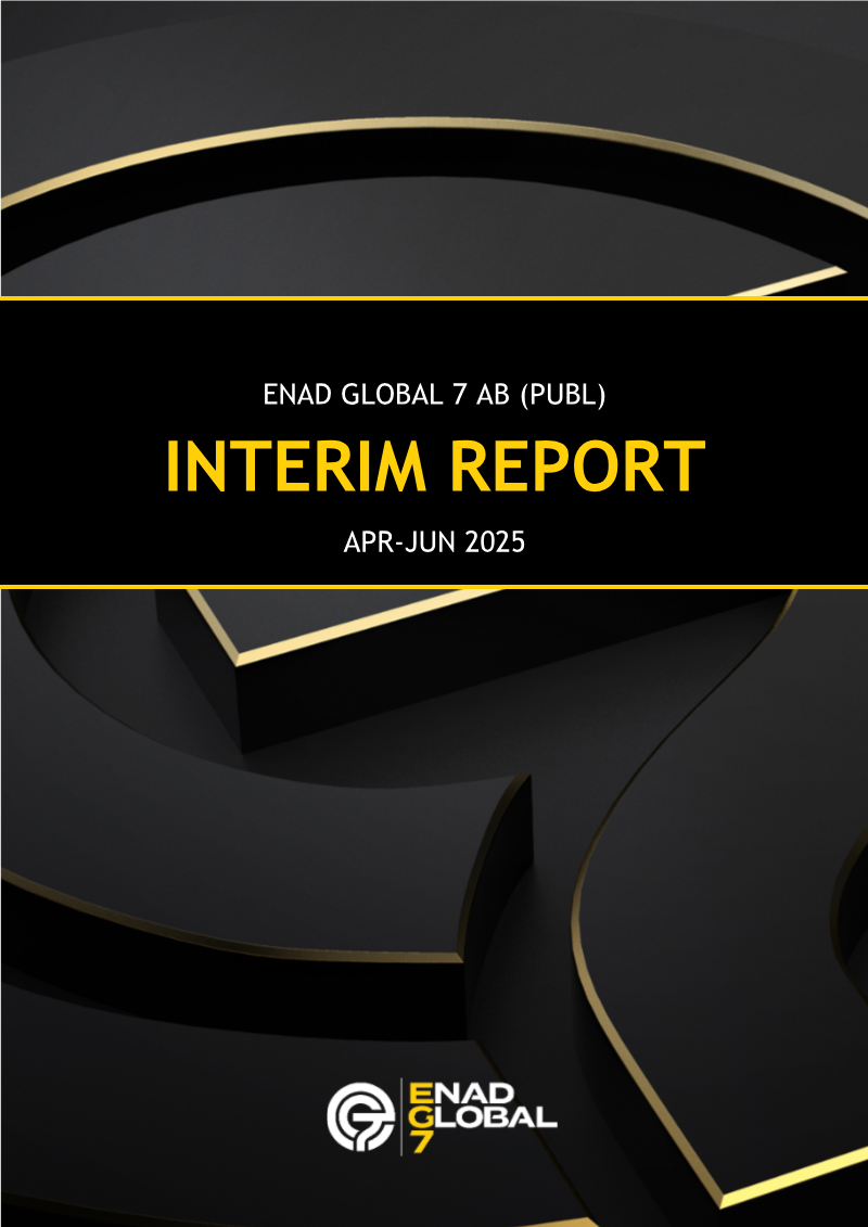 Cover of Enad Global 7 Interim Report: April–June 2025