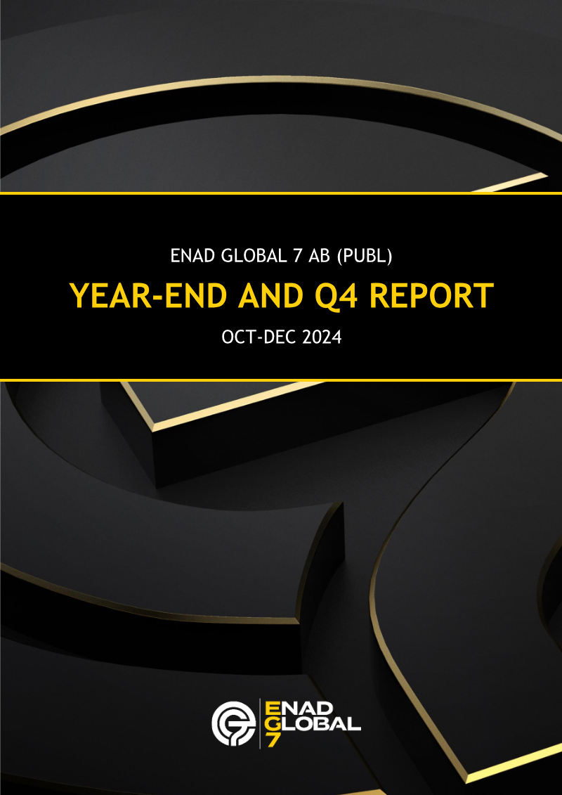 Cover of Enad Global 7 Year-End and Q4 Report 2024