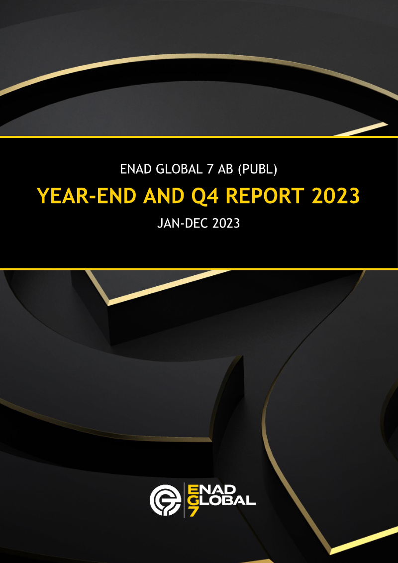 Cover of Enad Global 7 Year-End and Q4 Report 2023