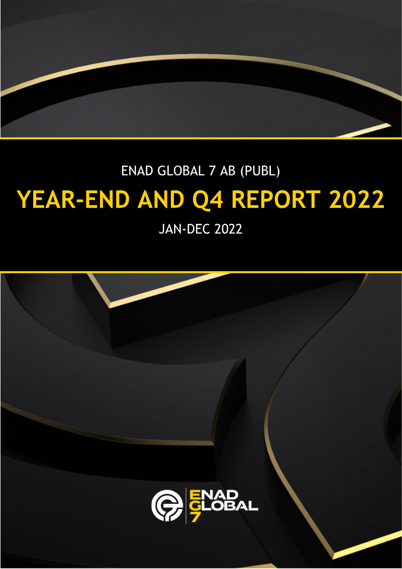 Cover of Enad Global 7 Year-End and Q4 Report 2022