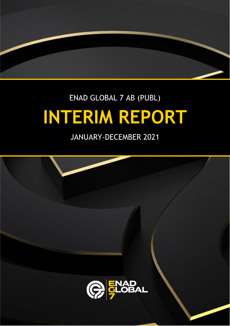 Cover of Enad Global 7 Interim Report: January–December 2021
