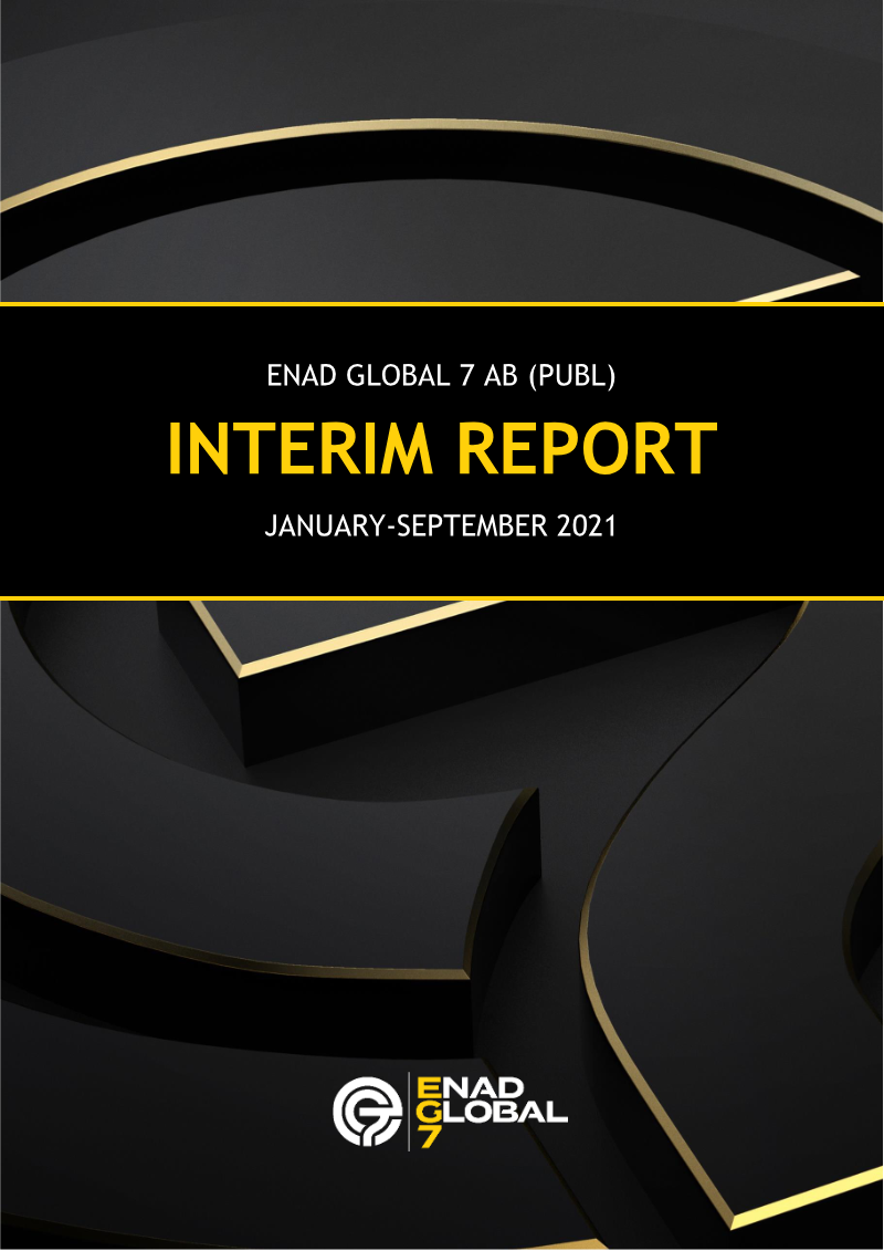 Cover of Enad Global 7 Interim Report: January-September 2021
