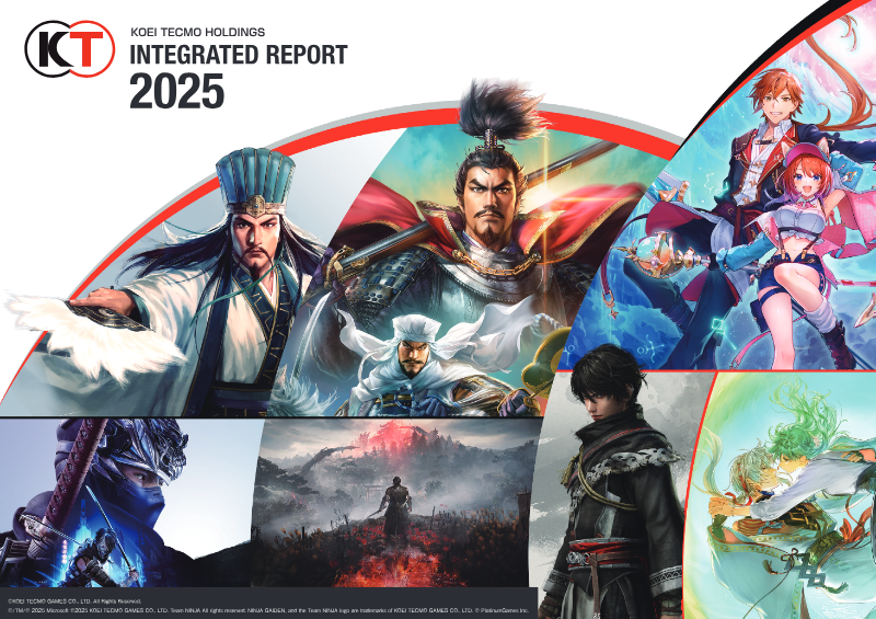 Cover of Koei Tecmo Holdings Integrated Report 2025