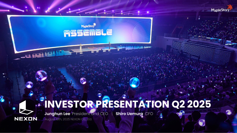 Cover of Nexon Investor Presentation: Q2 2025