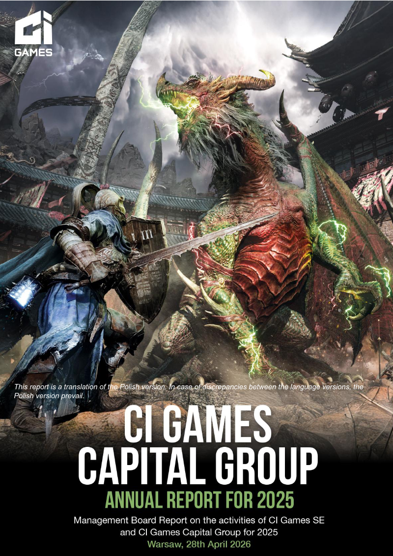 Cover of CI Games Capital Group Annual Report 2025