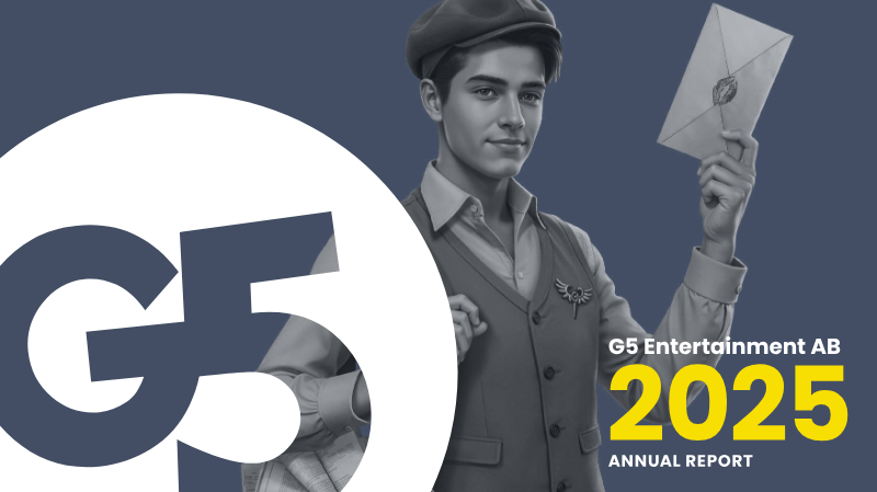 Cover of G5 Entertainment Annual Report 2025
