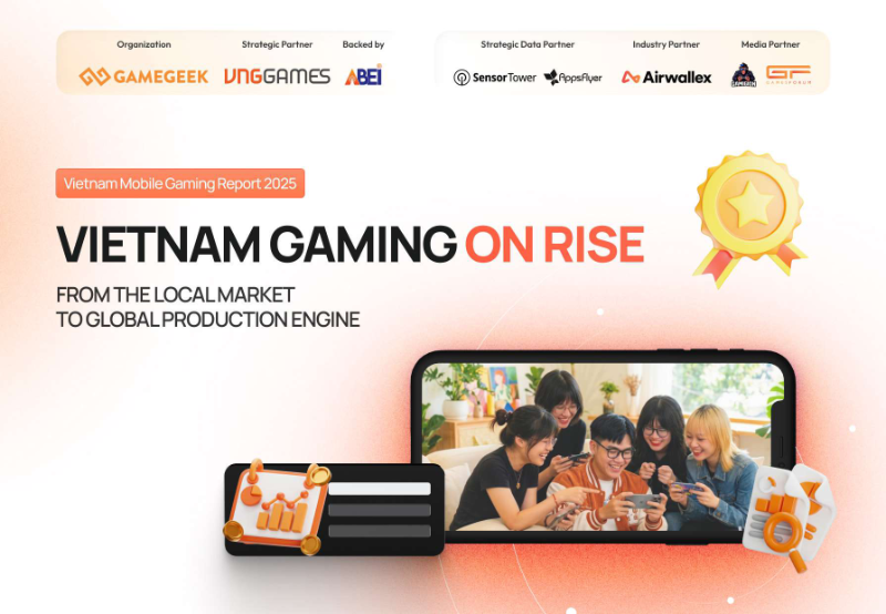 Cover of Vietnam Mobile Gaming Report 2025: Vietnam Gaming on Rise
