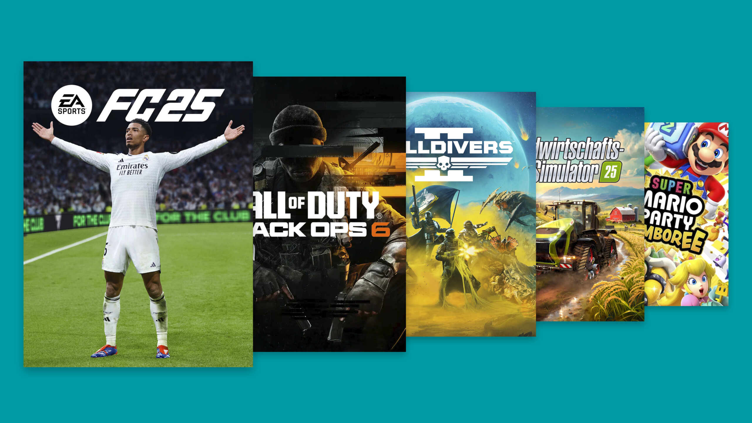 Cover of Game Annual Charts: The Most Successful New Games in Germany in 2024