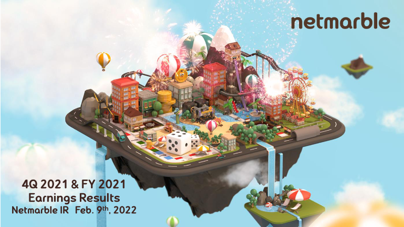 Cover of Netmarble 4Q 2021 & FY 2021 Earnings Results
