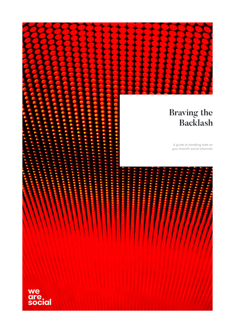 Cover of Braving the Backlash: A Guide to Handling Hate on Your Brand's Social Channels