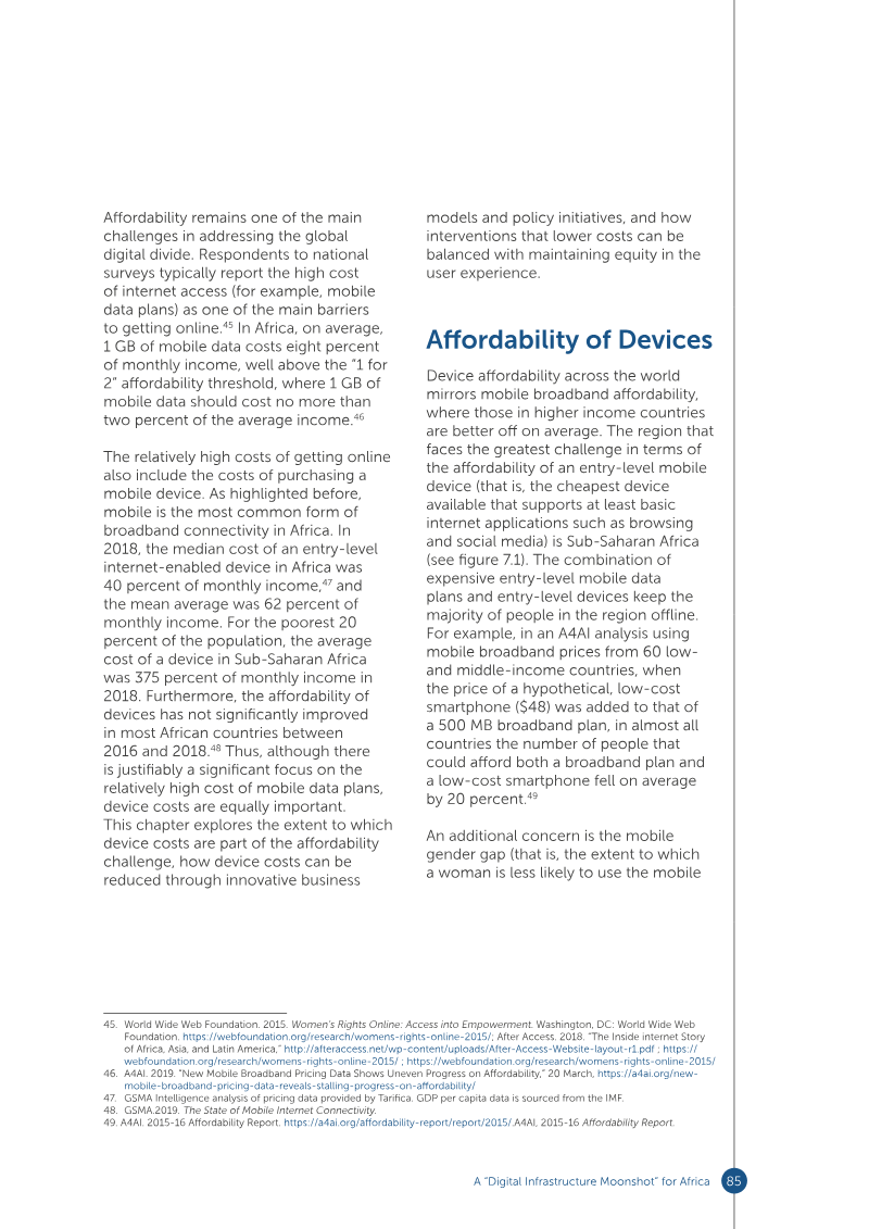Page 85 of the report