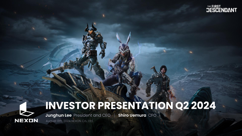 Cover of NEXON Q2 2024 Investor Presentation