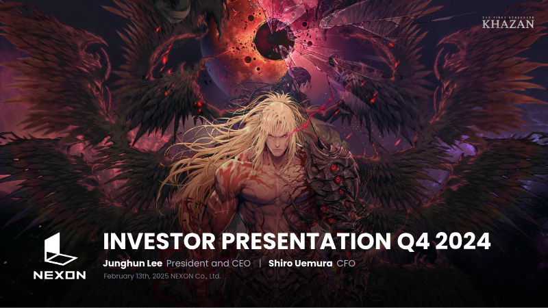 Cover of Nexon Q4 2024 Investor Presentation