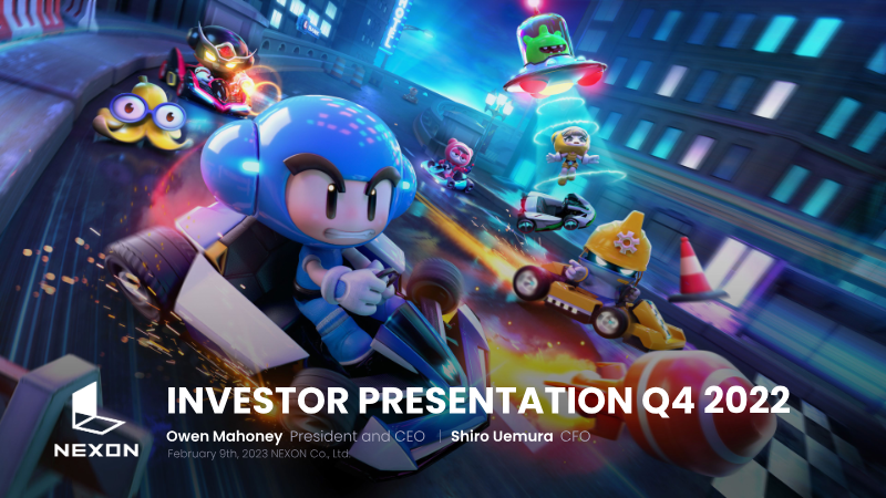 Cover of Nexon Q4 2022 Investor Presentation