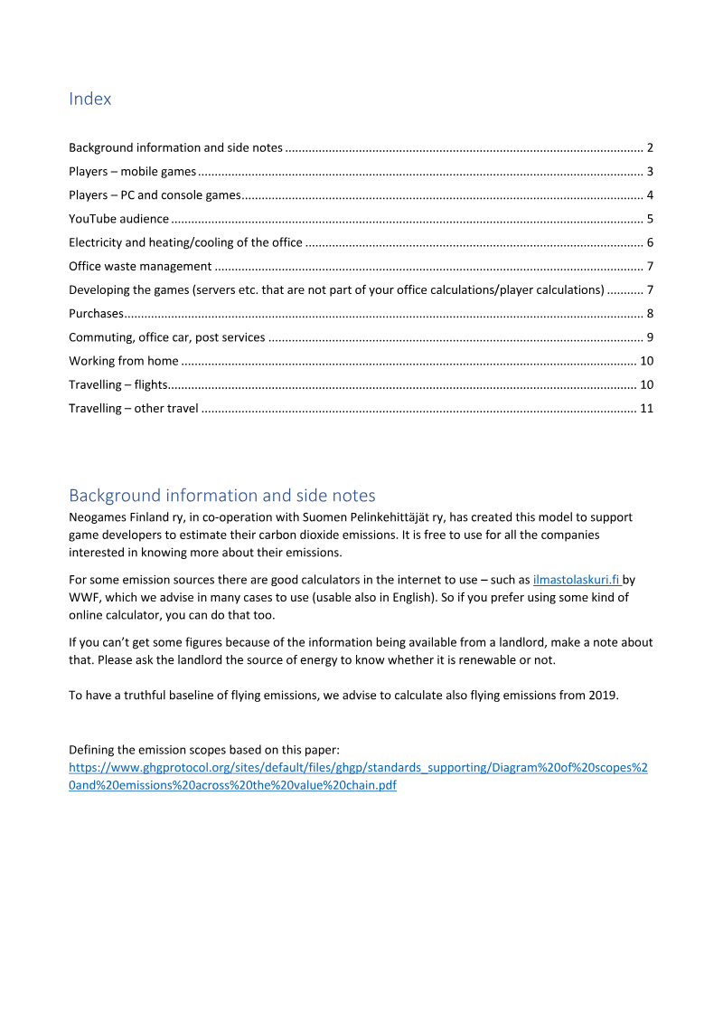 Page 2 of the report