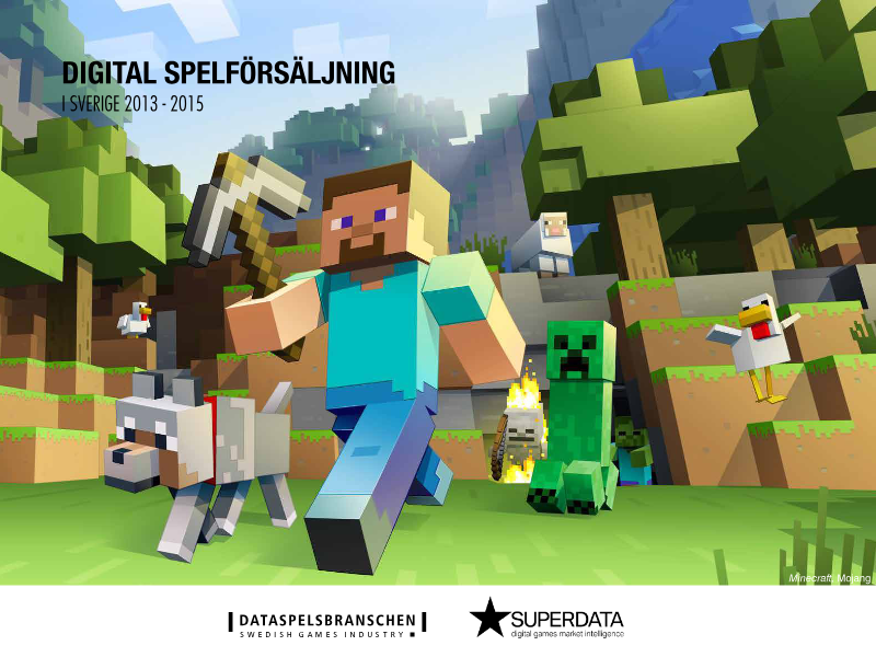 Cover of Digital Spelförsäljning i Sverige: 2013-2015