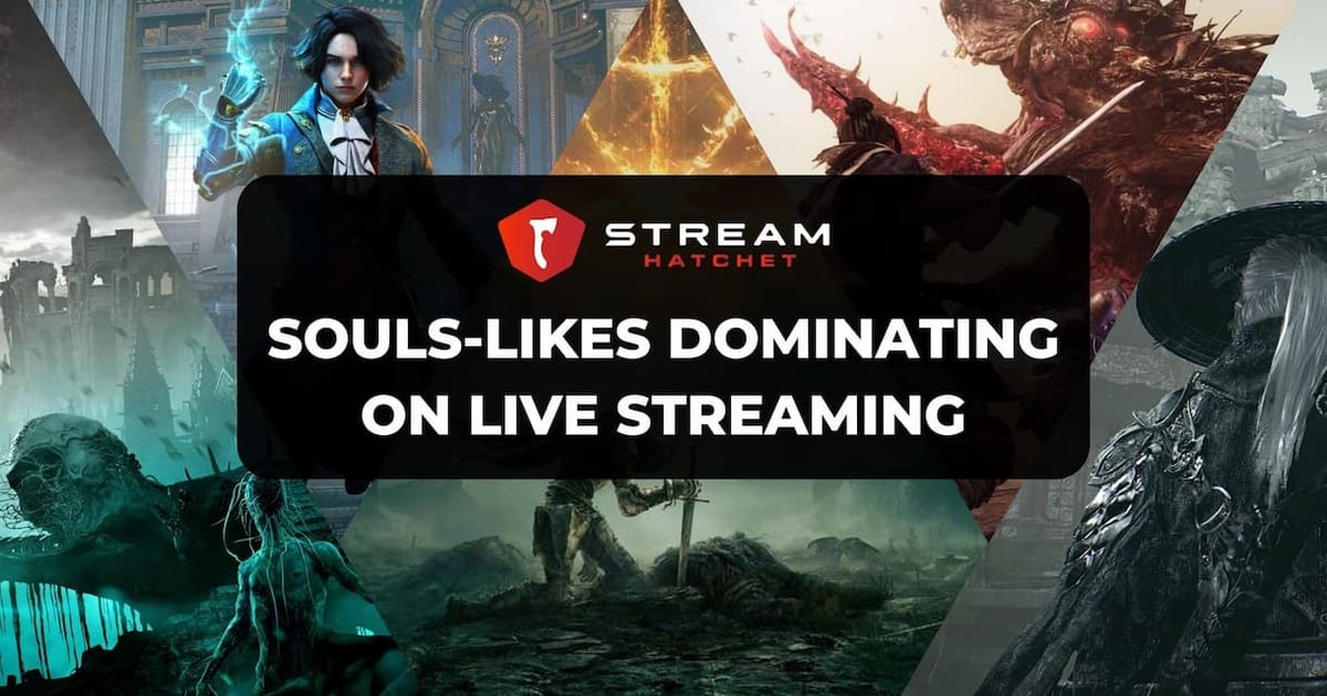 Cover of Souls-likes Dominating on Live Streaming