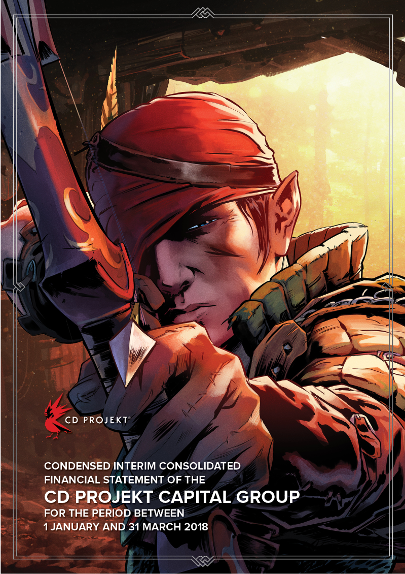 Cover of CD PROJEKT Capital Group Condensed Interim Consolidated Financial Statement: Q1 2018