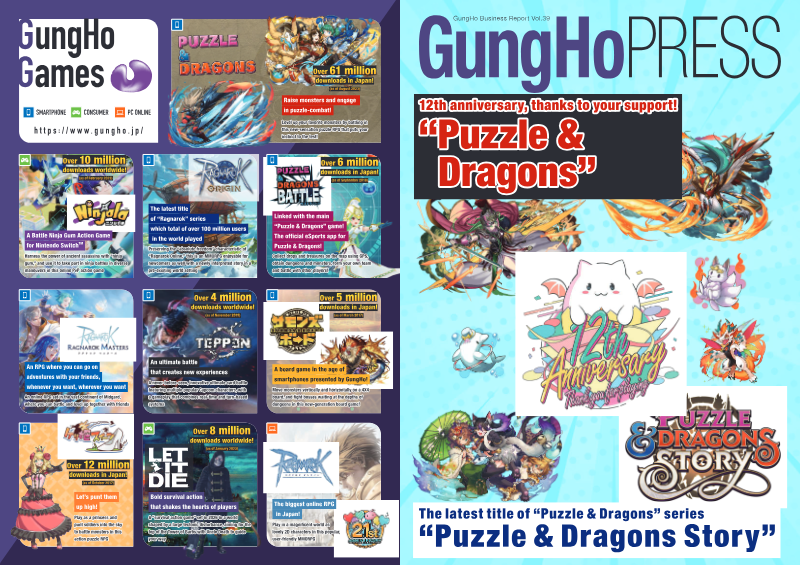 Cover of Puzzle & Dragons Game Overview