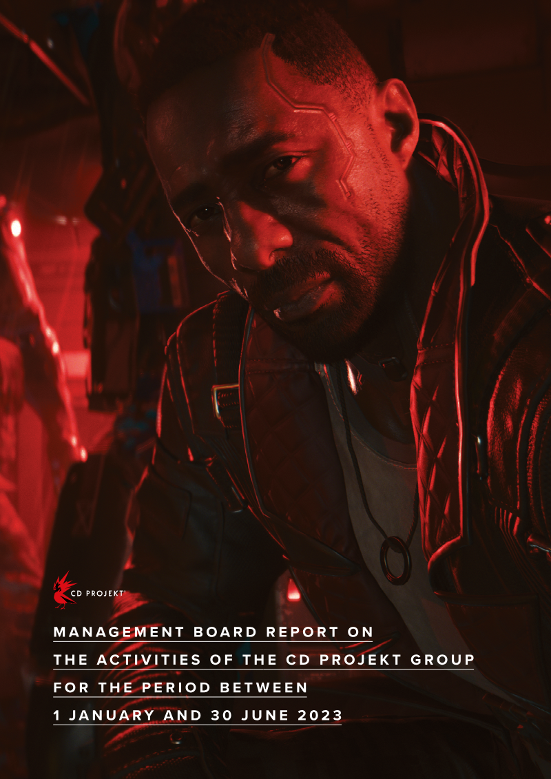 Cover of CD PROJEKT Group Management Board Report: H1 2023