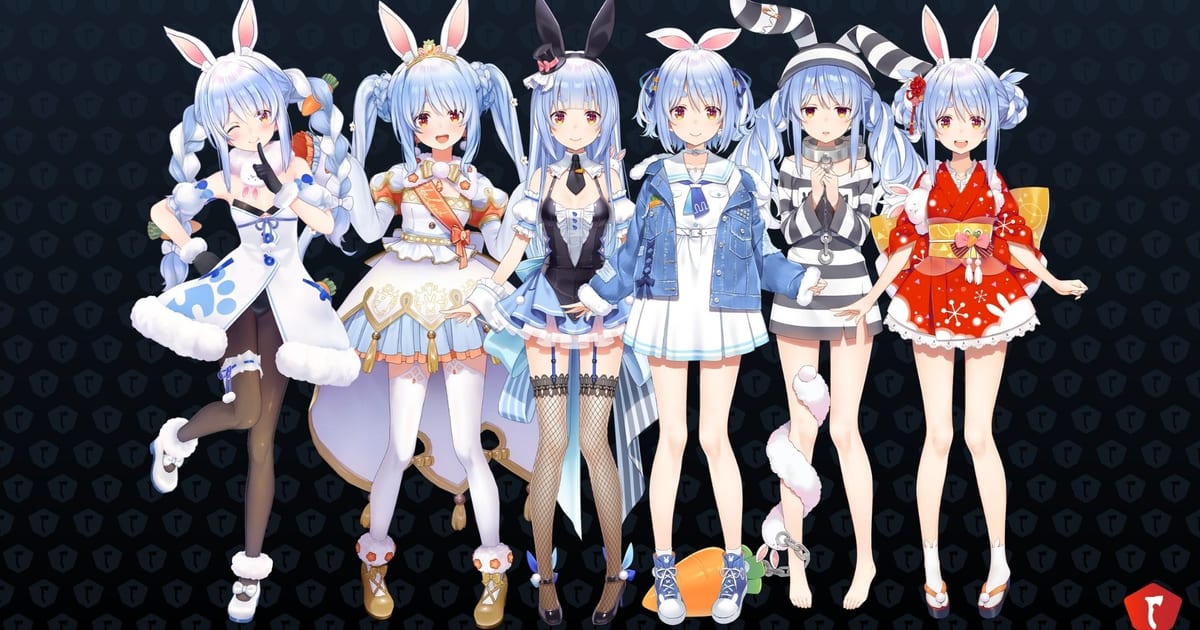 Cover of The Bunny Queen Usada Pekora: The Most Popular VTuber