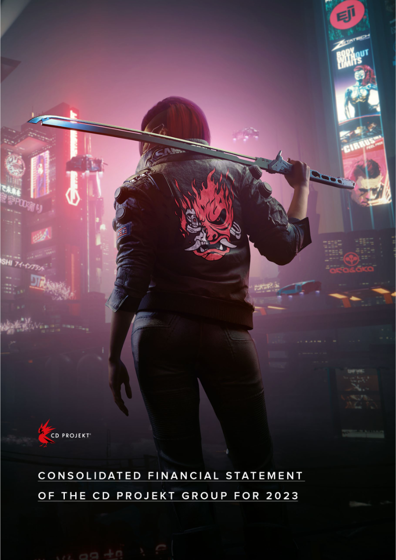 Cover of Consolidated Financial Statement of the CD PROJEKT Group for 2023