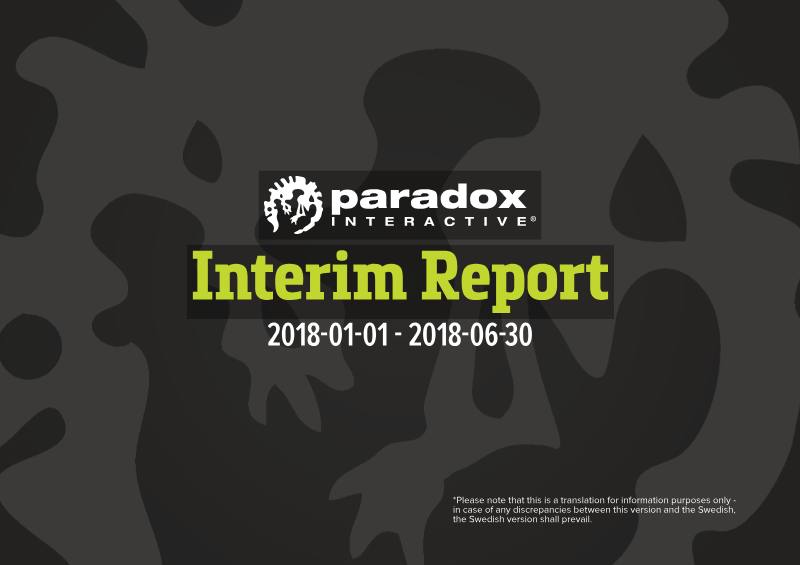 Cover of Interim Report: January - June 2018