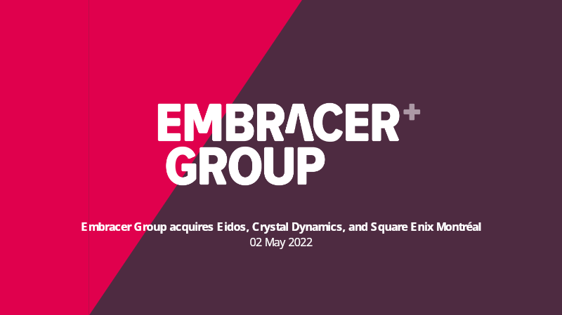 Cover of Embracer Group Acquires Eidos, Crystal Dynamics, and Square Enix Montréal: Presentation