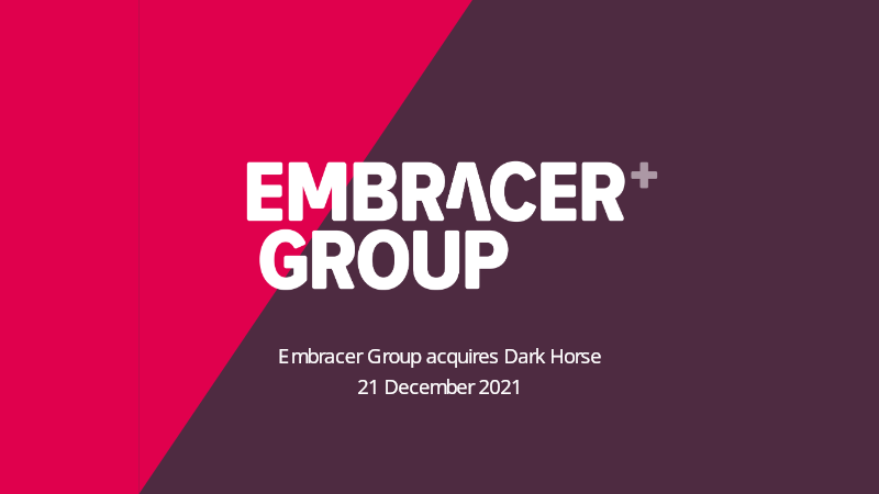 Cover of Embracer Group Acquires Dark Horse: Presentation