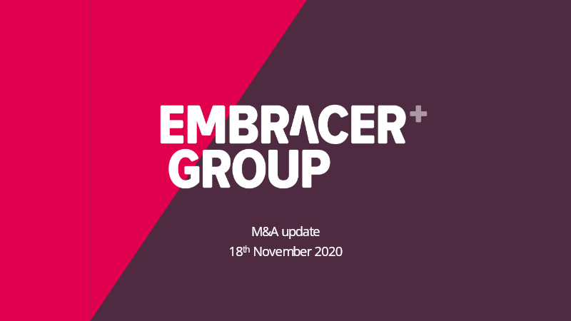 Cover of Embracer Group M&A Update: November 2020